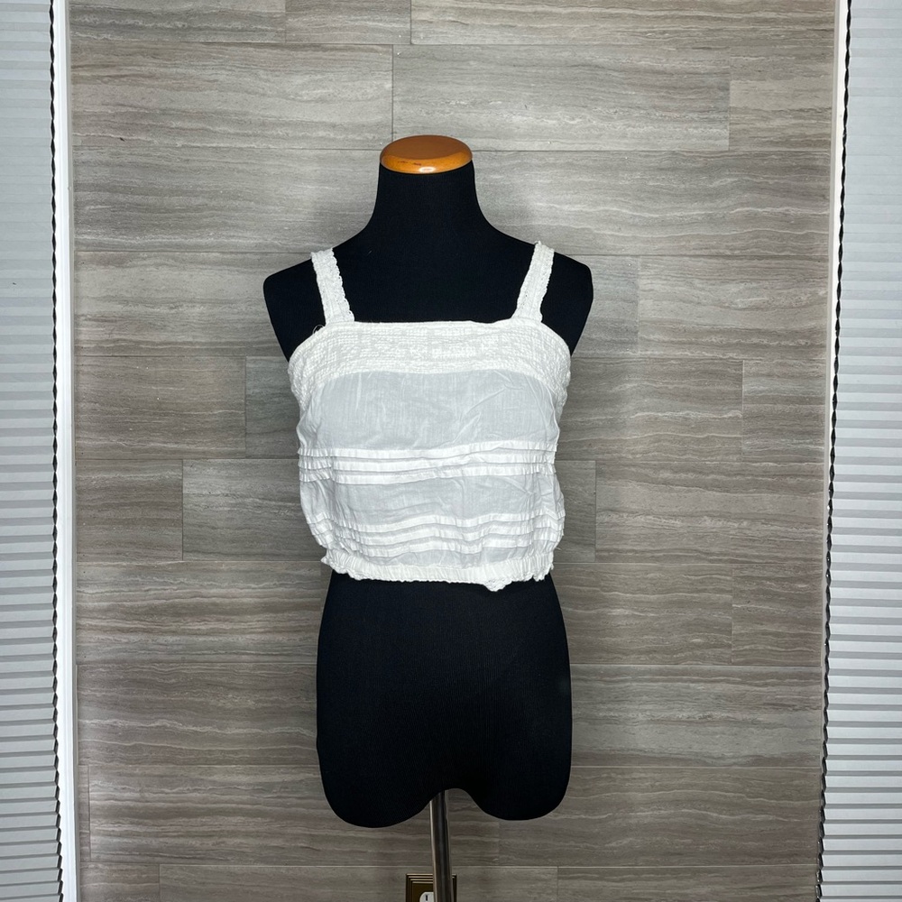 White Women's Crop Top